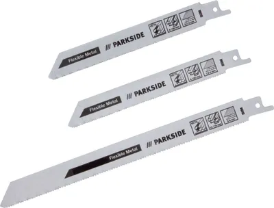 Produktbild von PARKSIDE® Sägeblatt-Set 3tlg. (Metall grob)