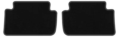Image de Tapis arrière en moquette pour Peugeot 407 2004-2011 (coupé/berline/break) – 2 pièces, noirs, sur mesure – Wielganizator LUX
