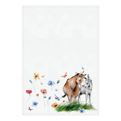 Produktbild von Grätz Verlag Geschirrtuch Kuschelfreunde, Mehrfarbig, 50 x 70 cm, Muster, Baumwolle, Handwäsche/Maschinenwäsche, 1 Stück(e)