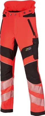 Produktbild von PSS Schnittschutzhose X-treme Breeze HiVis Neonrot 62