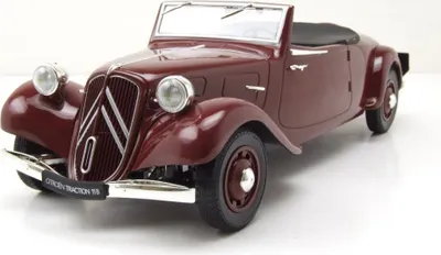 Produktbild von Norev 0191190 Citroen Traction Cabrio 1938 dunkelrot 1:18