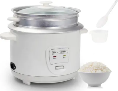 Image de Cuiseur à riz avec panier vapeur 1,8L Royalty Line RLRC1810D