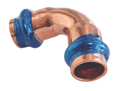 Imagen del producto de SOMATHERM PARA USTED: Codo de 90° de cobre para soldadura, conexión FF, diámetro 16