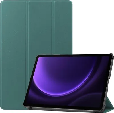 Produktbild von Samsung Galaxy Tab S10 FE / S9 FE Hülle - Coverup Tri-Fold Ständer Klapphülle mit Schlaf/Wach-Funktion - Grün