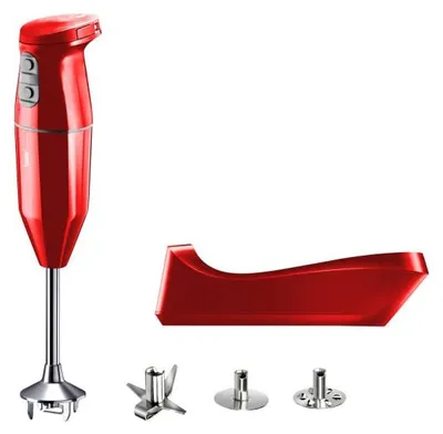 Obrázek produktu pro Bamix Cordless PLUS, Ponorný mixér, 200 W, Červená, Nerezová ocel