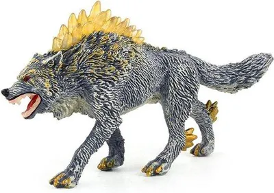 Produktbild von PVC-Wolf-Figur für Kinder - Spielzeug - Modell.