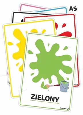 Produktbild von Plansze edukacyjna - kolory