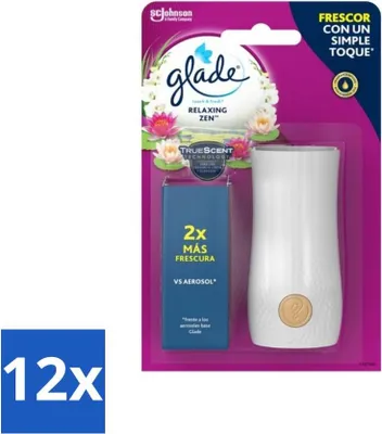 Image de Glade - Touch & Fresh - Zen relaxant - 10 ml - Pack avantage - 12 pièces