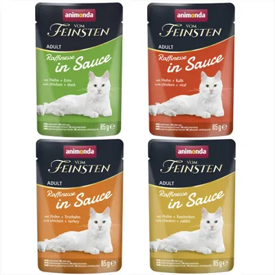 Zdjęcie produktu dla Animonda Vom Feinsten 4x85g Mokra Karma Dla Kota Mix Smaków w Sosie