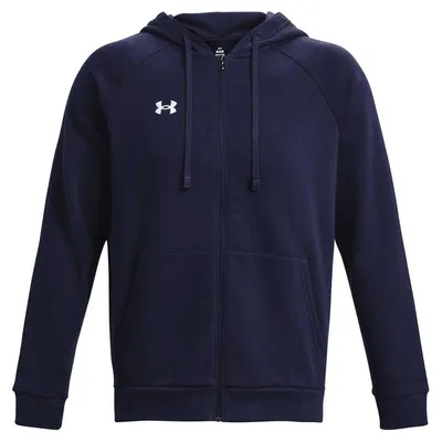 Produktbild von Under Armour - "Rival" Hoodie mit durchgehendem Reißverschluss für Herren, Fleece GT15876 (S) (Mitternachtsblau)