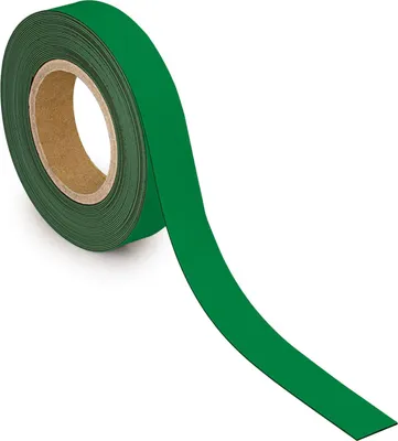Produktbild von MAUL Kennzeichnungsband Metall 1 Stück 42 g/cm ² magnetisch kunststoffbeschichtet beschriftbar 10 m x 3 cm x 1 mm grün