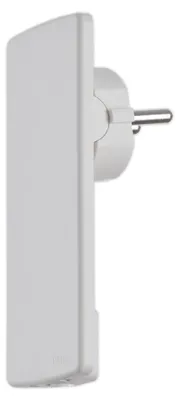 Produktbild von EVOline Plug extraflacher Schukostecker in weiß mit beweglichem Stecker