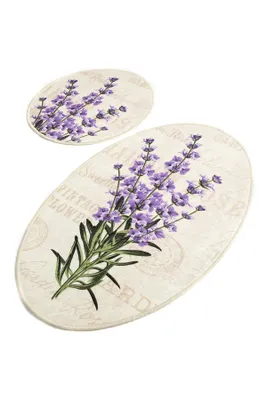 Produktbild von Mijolnir, Lavender Djt, Badematten, Mehrfarbig, Polyester, 60 x 100 cm