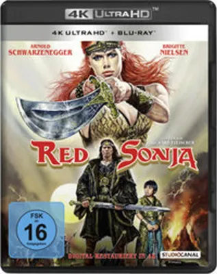 Obrázok produktu pre PLAION 1103454, Film, Blu-ray, Nemčina, Angličtina, Francúzština, 89 min, RED SONJA, Sci-fi