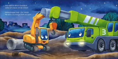 Produktbild von Gute Nacht, kleiner Bagger!