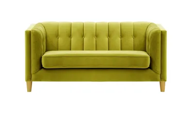 Produktbild von SLF24 - Zweisitzer-Sofa Sodre - olivgrün - Velluto 9