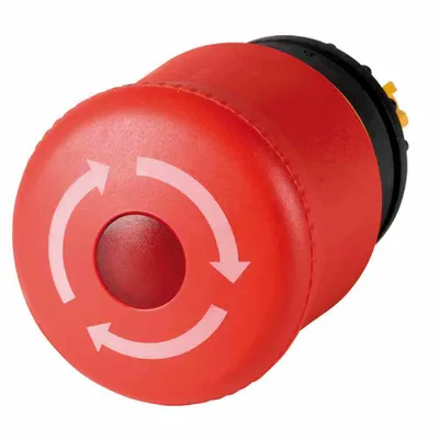 Image de M22-PVLTde bouton coup de poing lumineux à verrouillage par rotation Ø38 rouge IP67