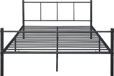 Produktbild von Metallbett 'Laos' 140x200 cm Schwarz Metall