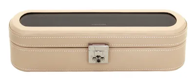 Produktbild von Friedrich Lederwaren Uhrenkasten Cordoba Leder 5Uhren beige, 26393-8