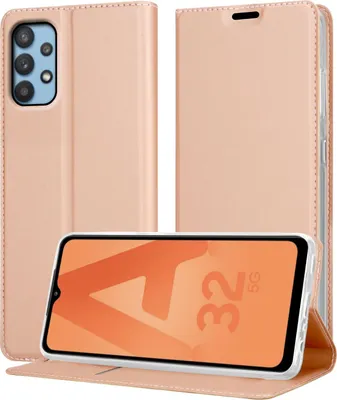 Immagine prodotto di Cadorabo custodia per cellulare per Samsung Galaxy A32 5G custodia protettiva in rosa Cover Etui Book Case Booklet