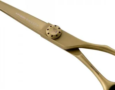 Immagine prodotto di Forbici da parrucchiere oro nero 5,5' Artero