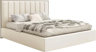 Produktbild von Selsey Togents - Polsterbett 160x200 mit Veloursbezug, Creme