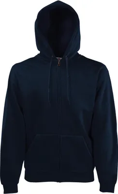 Produktbild von Fruit of the Loom 62-062-0 | Classic Hooded Sweat Jacket - Farbe: Deep Navy - Größe: XL