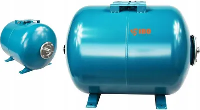 Immagine prodotto di IBO | Serbatoio A Pressione 80 l - Orizzontale - Acciaio - Stabile - Resistente Alla Corrosione - Per Sistemi Idrici