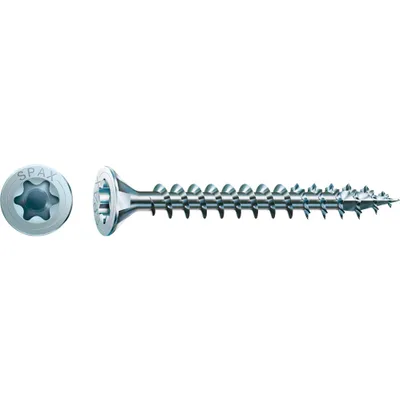 Produktbild von Spax Universalschraube 4,5 x 70 mm Senkkopf T-STAR plus Vollgewinde 4CUT WIROX A3J 100 Stk