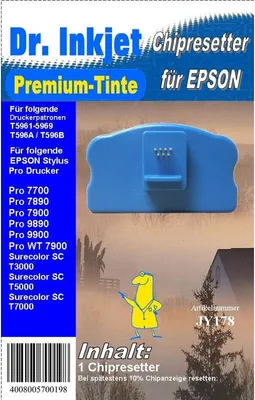 Produktbild von Chipresetter für Epson T5961-5969 Dr. Inkjet