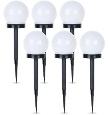 Obrázek produktu pro Solární zahradní osvětlení - LED osvětlení pro zahradu - sada 6 kusů - výška 33,5 cm