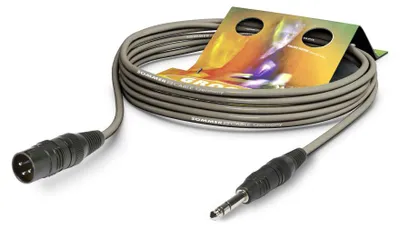 Produktbild von Mikrofonkabel Stage 22 Highflex, 2 x 0,22 mm² | XLR / Klinke, HICON | 10,00m | grau