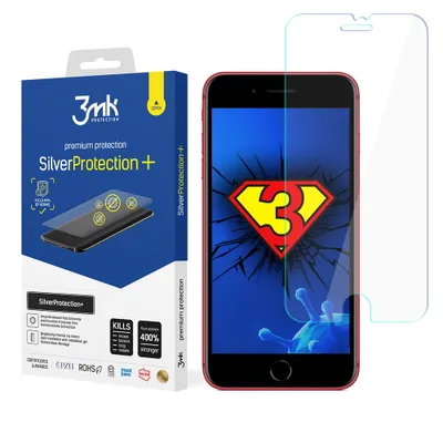 Produktbild von 3mk Display Antimikrobielle Schutzfolie SilverProtection+ für Apple iPhone SE 2020/2022 0,21mm Self-Heal