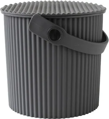 Produktbild von Hachiman Omnioutil Eimer L (10 L) - Dunkelgrau