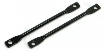 Produktbild von Gepäckträger Befestigung für Gewinde Ösen Satz: 2 Stk schwarz 160 mm