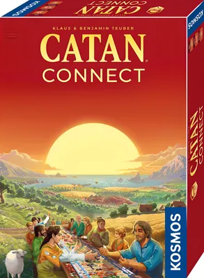 Produktbild von KOSMOS CATAN Connect, Gesellschaftsspiel, Strategiespiel, Spiel, ab 10 Jahren, 683290
