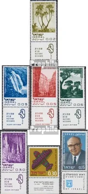 Produktbild von Briefmarken Israel 1970 Mi 456-460,461,463 mit Tab (kompl.Ausg.) postfrisch Naturschutzgebiete