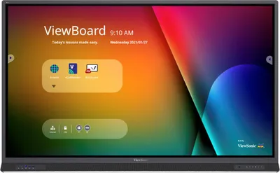 Produktbild von ViewSonic ViewBoard IFP8652-2F Interaktives Touch-Whiteboard 86" 4K UHD Android 13 EDLA