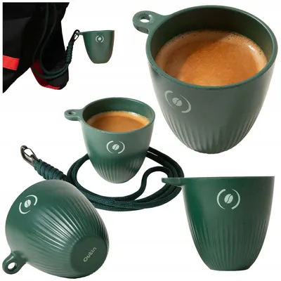 Produktbild von OutIn Rebrew: Ökologischer Espressotasse für die Nano-Kaffeemaschine, mit Henkel