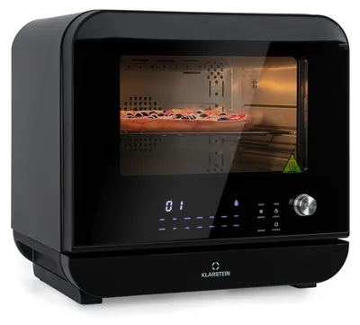 Produktbild von Klarstein 18 L Heißluftfritteuse, Airfryer mit Dampf- und Trocknungsfunktion, Schnelle Heissluftfriteuse XXL, Timer, 10 Programme, Air Fryer zum Luftfritieren, 2450W Fritteuse Heissluft ohne Fett