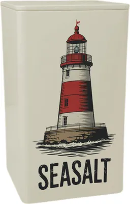 Produktbild von Retro-Leuchtturm SEASALT Dose 900ml für Meersalz