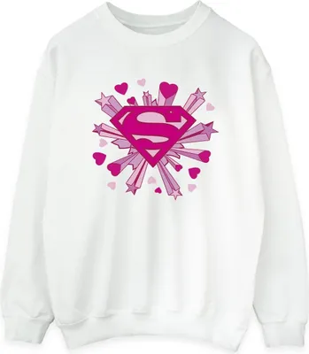 Produktbild von DC Comics - Sweatshirt für Damen BI35268 (M) (Weiß)