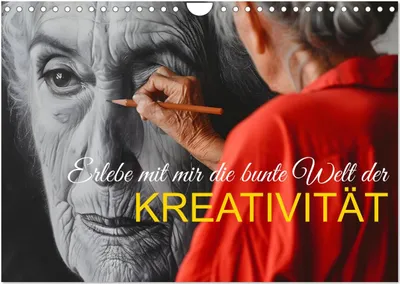 Produktbild von Erlebe mit mir die bunte Welt der Kreativität (Wandkalender 2025 DIN A4 quer), CALVENDO Monatskalender