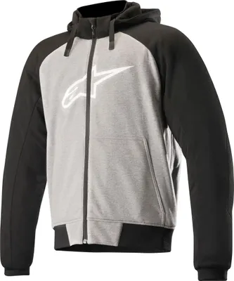 Productafbeelding van Alpinestars Chrome Sport ritsjas, zwart, grijs, maat S, voor heren, zwart, grijs, maat S