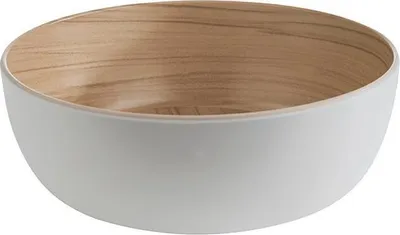Image de APS Frida Schale Holzoptik/weiß, Inhalt: 0,10 Liter, Höhe: 35 mm, ø: 85 mm
