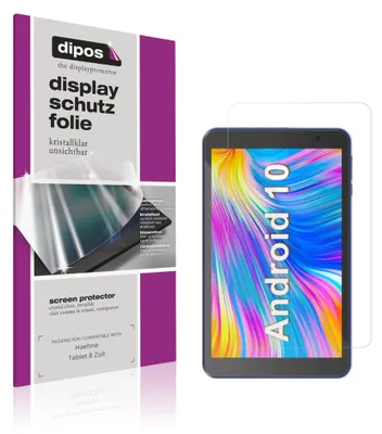 Produktbild von 2x Schutzfolie für Haehne Tablet 8 Zoll klar Displayschutzfolie Folie Display Schutz dipos
