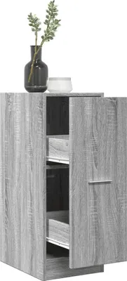 Produktbild von "2026 Promotion" Mehrzweckschrank, Flurschrank Apothekerschrank, Grau Sonoma 30x41x77,5 cm Holzwerkstoff - Kommoden CC31475