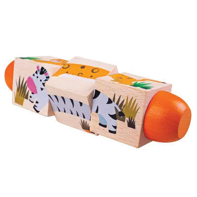 Produktbild von Bigjigs Toys Motorrollenleben im Dschungel