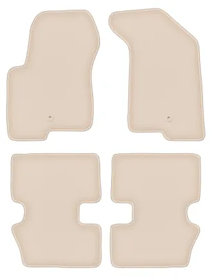 Image de Tapis de sol en moquette pour Jeep Patriot 2006-2016 (tout-terrain) – jeu 4 pièces, beiges, sur mesure – Wielganizator FORTUNA