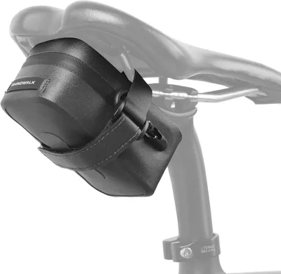 Produktbild von Fahrrad Satteltasche Wasserdicht Schwarz 0.4L Reflektierender Rücklichthaken Ultra leicht